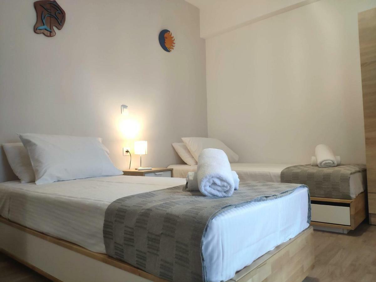 Neva Apartments By The Beach Makriyialós Ngoại thất bức ảnh